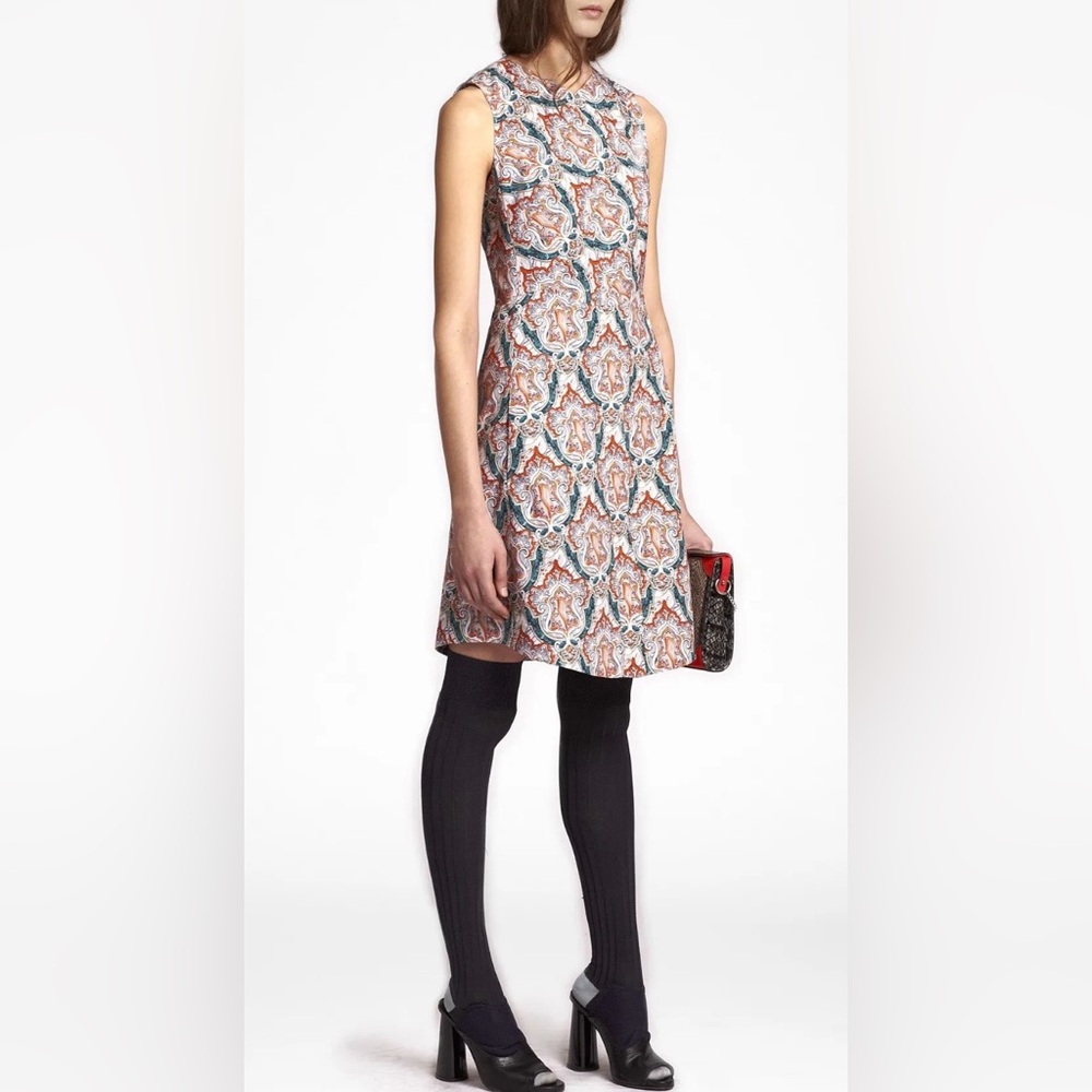 Carven
Carven Printed Mini Dress Red/Green Cotton size 36